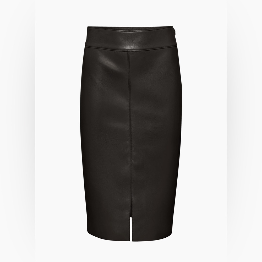 BNWT Babaton Pegu Vegan Leather Skirt